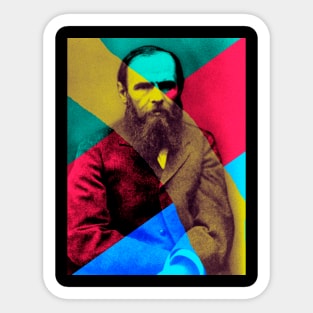 Dostoyevsky: Soul in Duotone Sticker